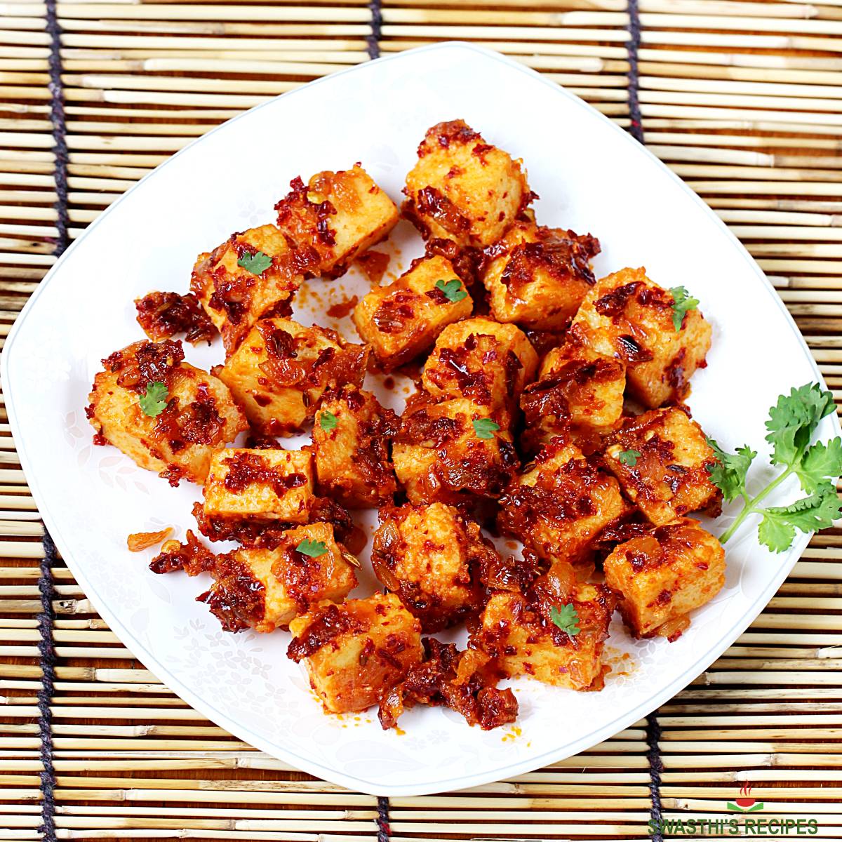 Paneer Butter Garlic Dry