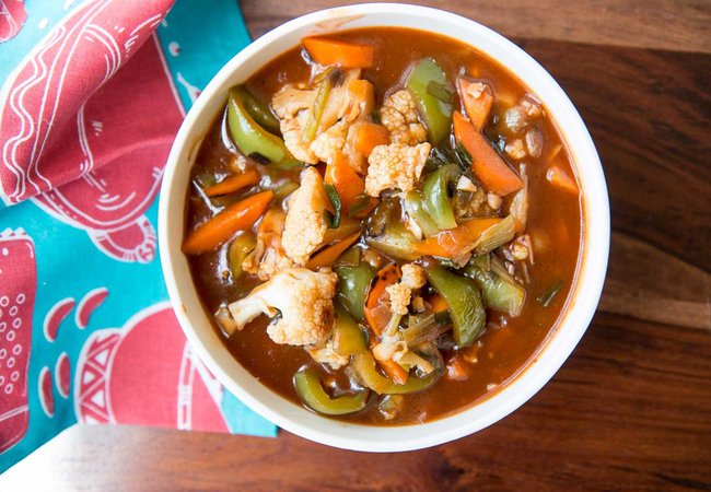 Mix Veg Schezwan Style Gravy