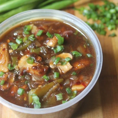 Mushroom Chilly Gravy