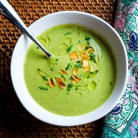 Broccoli Almond Soup