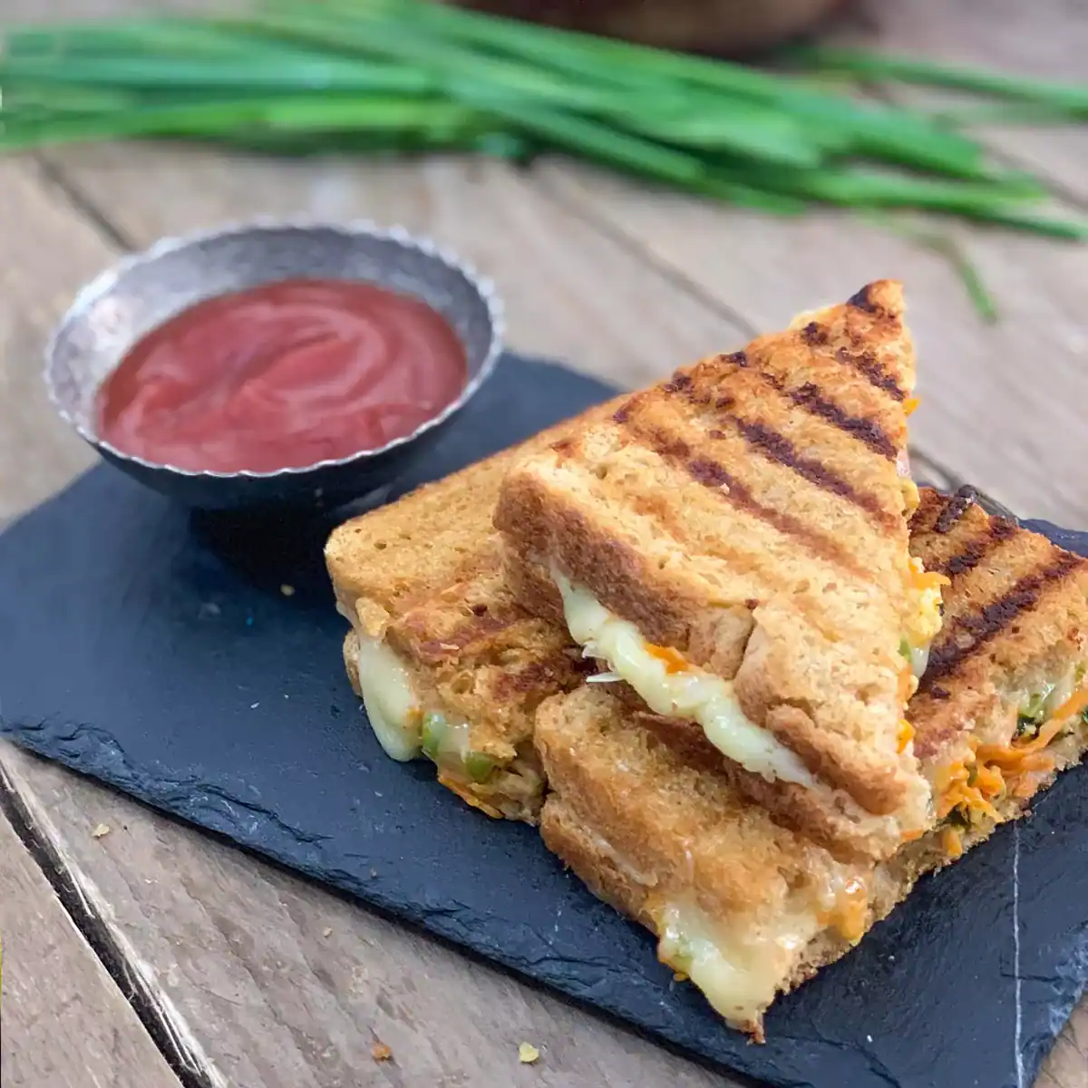 Paneer Cheese Grill Sandwich