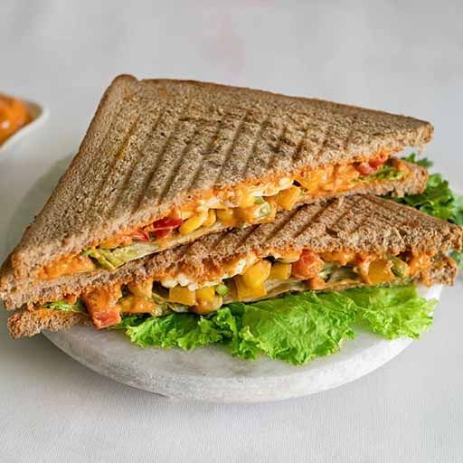 Paneer Peri Peri Grill Sandwich