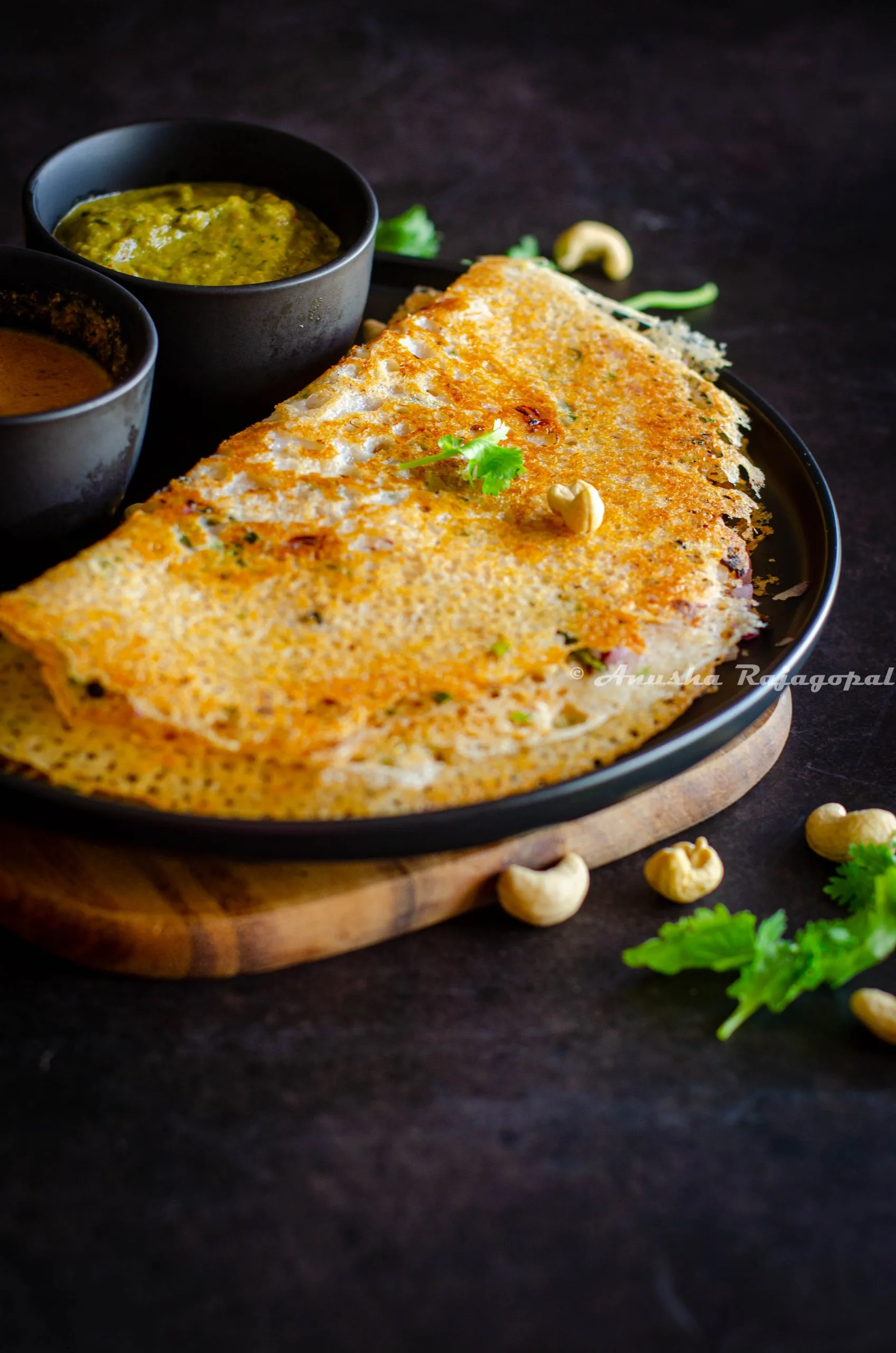 Cheese Onion Rawa Masala Dosa