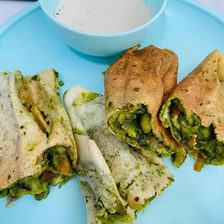 Palak Masala Dosa